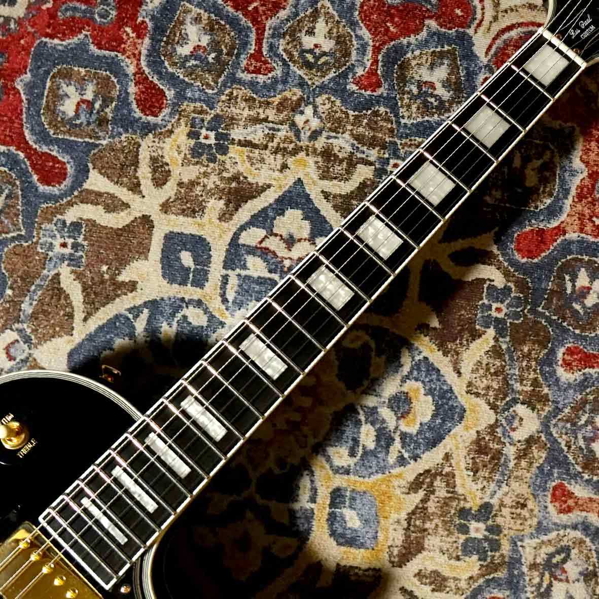 Epiphone Les Paul Custom Ebony 【現物写真】（新品/送料無料）【楽器