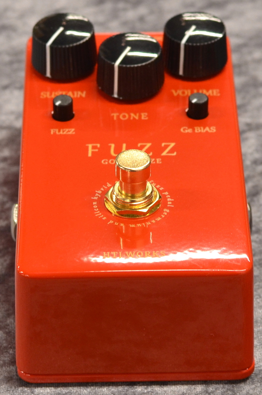 HTJ-WORKS GOLD HAZE FUZZ -Gelmanium & Silicon engine ～Solid Red