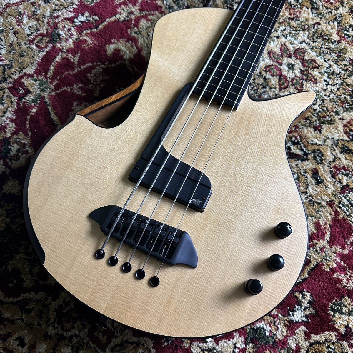 AST Basses and Guitars MOM5 【セミアコ】【5弦】【フレットレス