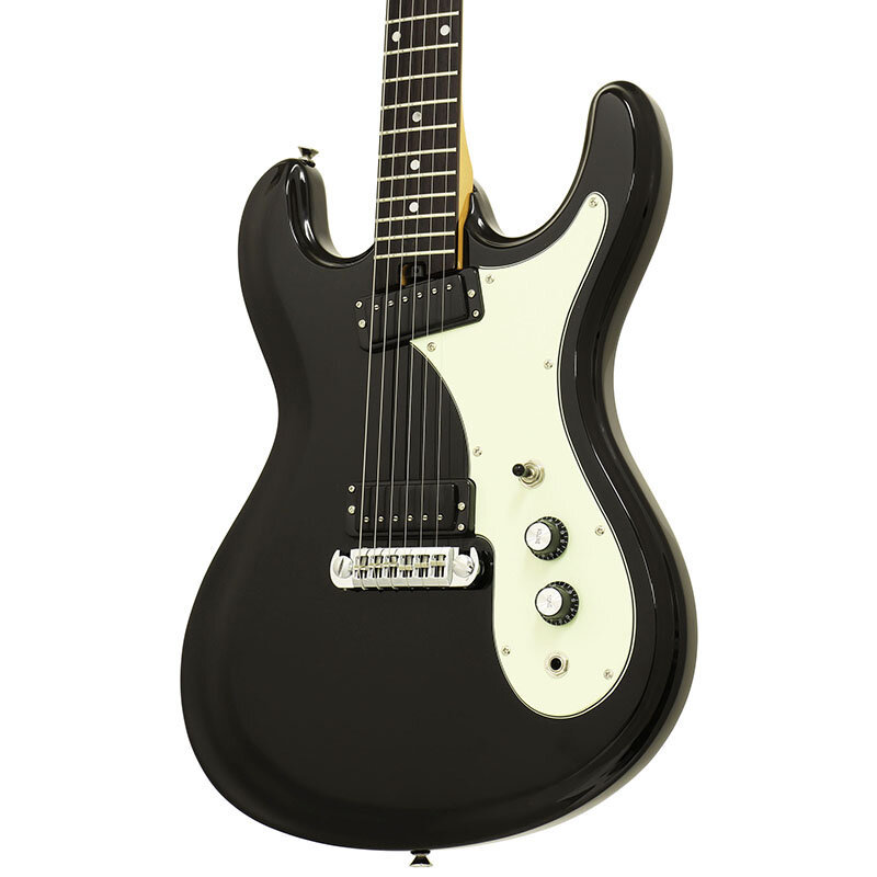 Aria Pro II DM-206 BK(エレキギター レトロクラシック ミニ
