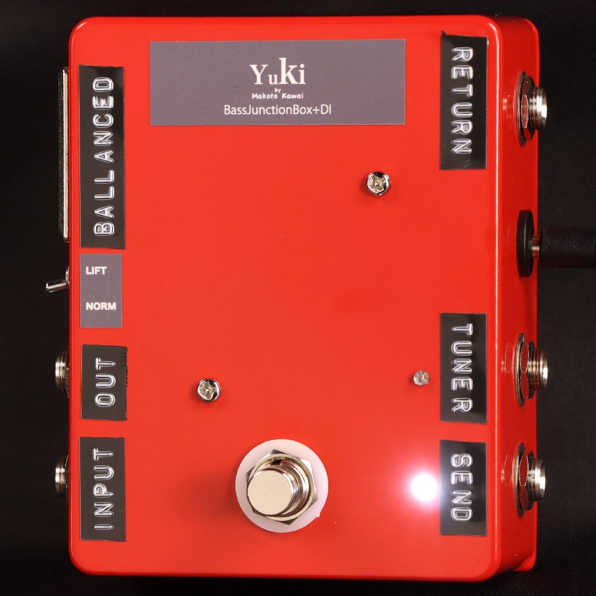 YUKI HS-JB ［スイッチ搭載］ベース専用ジャンクションボックス＋ DI