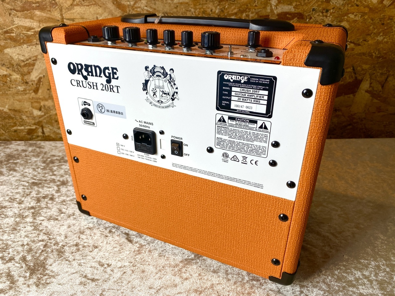 ORANGE ORANGE CRUSH 20RT【20wコンボアンプ!!】【高品位リバーヴ 