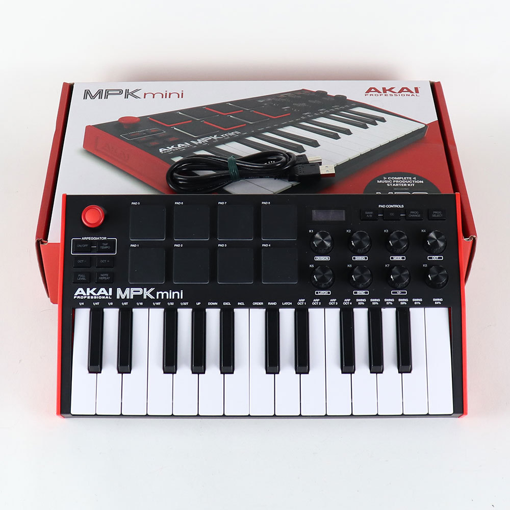 美品】AKAI MPK mini MIDIコントローラー 商品の説明ご覧いただきありが…