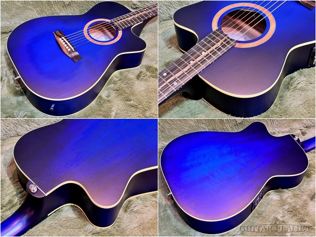 MATON LTD The Maton Performer Ghost Blue -Painted by Atsu Omori