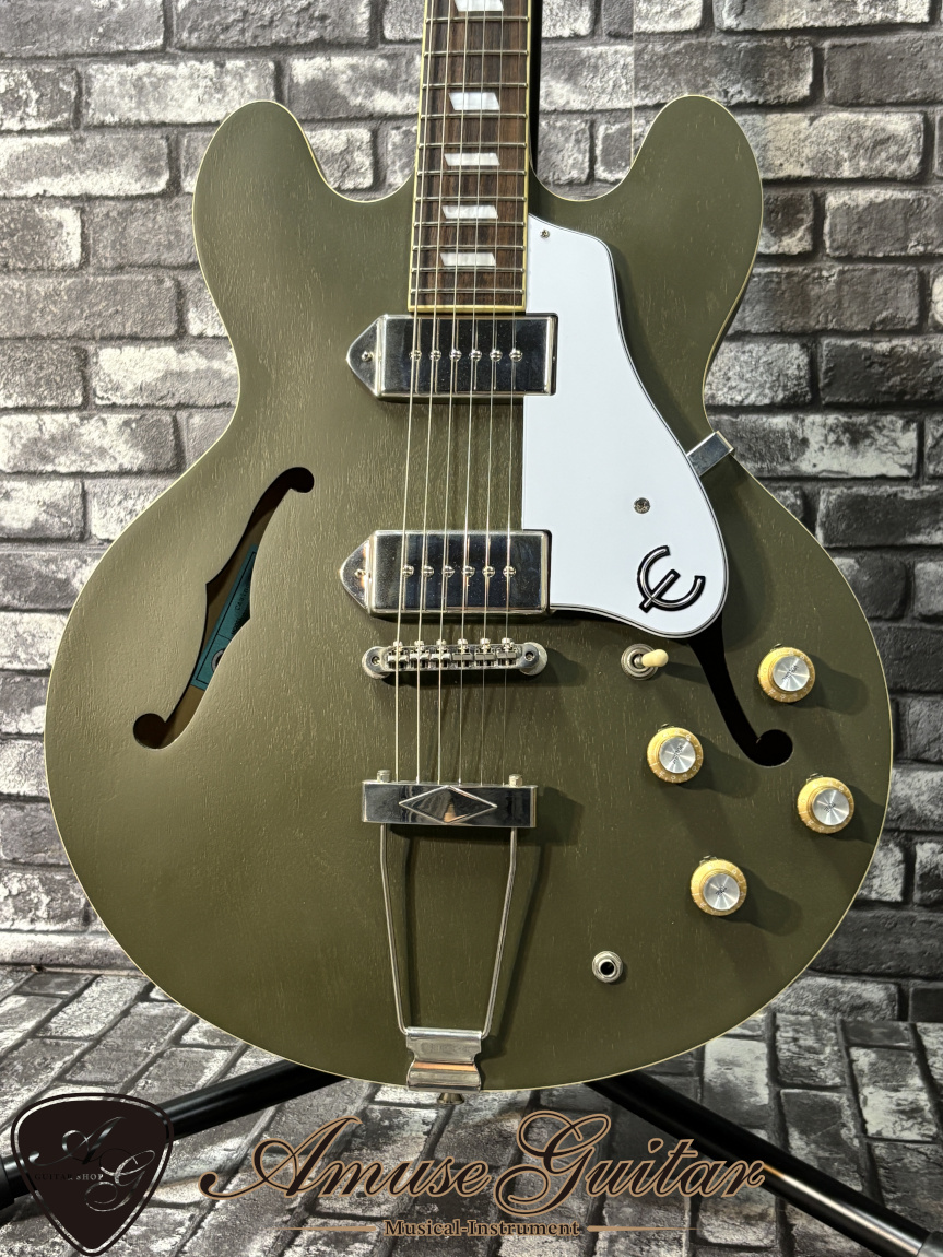 Epiphone Casino # Worn Olive Drab 2021年製 w/Original Soft