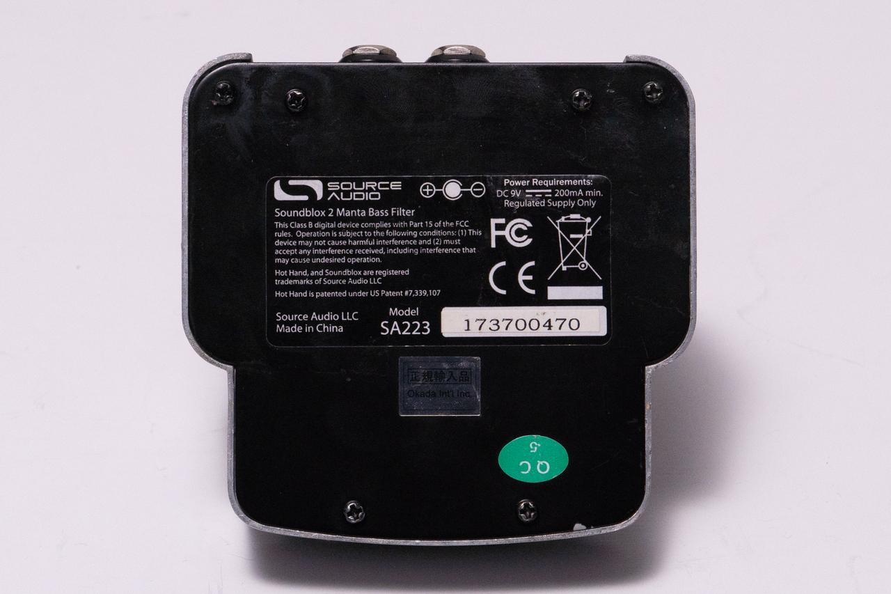 Source Audio SA223 Manta Bass Filter【GIB横浜】（中古/送料