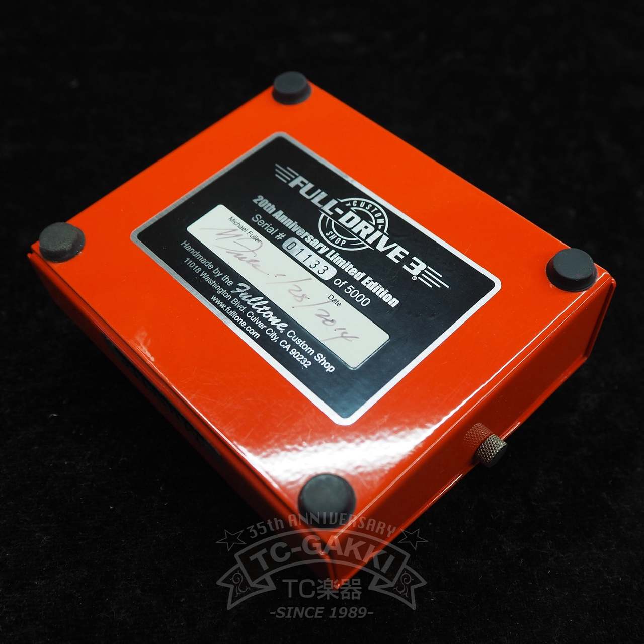 ギター Fulltone FULL-DRIVE3 20th Anniversary Fulltone FULL-DRIVE 3 - 「FULL-DRIVE」20年記念モデル