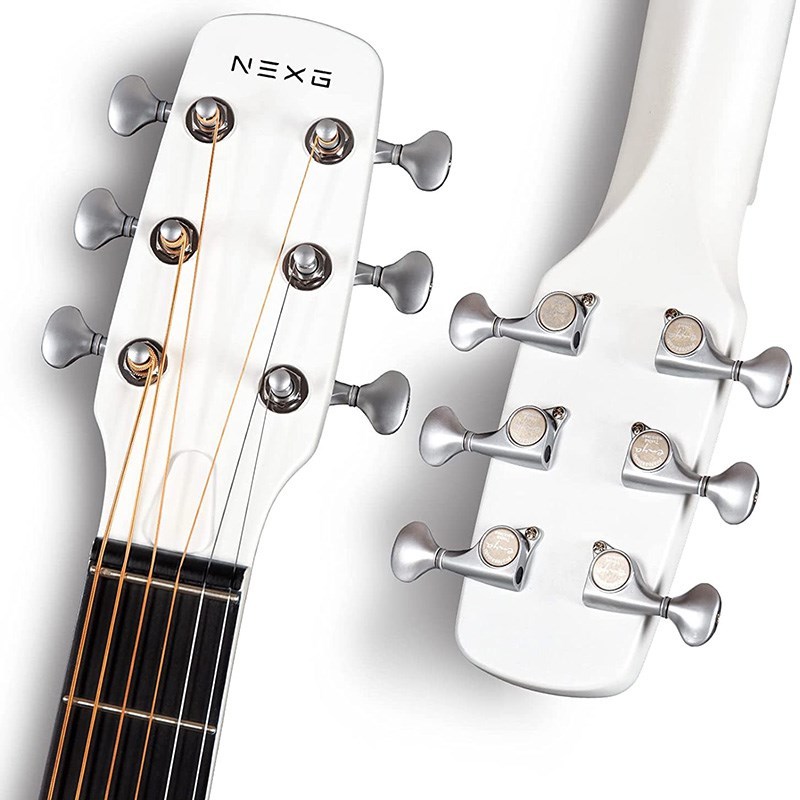 ENYA Guitars NEXG (White) 【50Wアンプ内蔵サイレントギター】（新品 