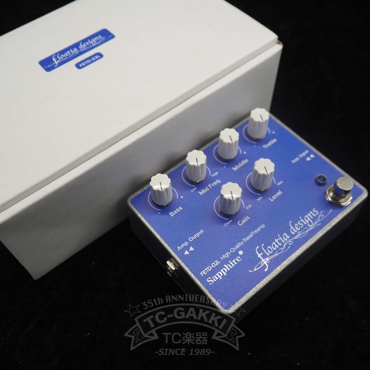 Floatia Designs Sapphire FETD-02L High-Quality BassPreamp（中古