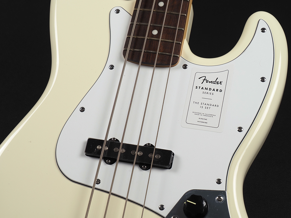 Fender Standard Jazz Bass Laurel Fingerboard White Pickguard