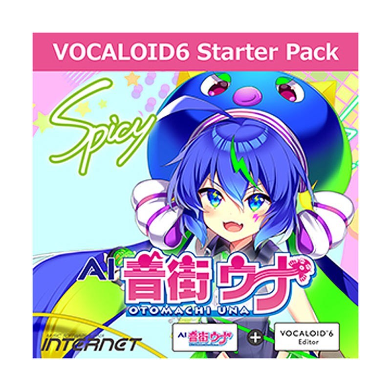 INTERNET VOCALOID6 Starter Pack AI 音街ウナ Spicy (オンライン納品 