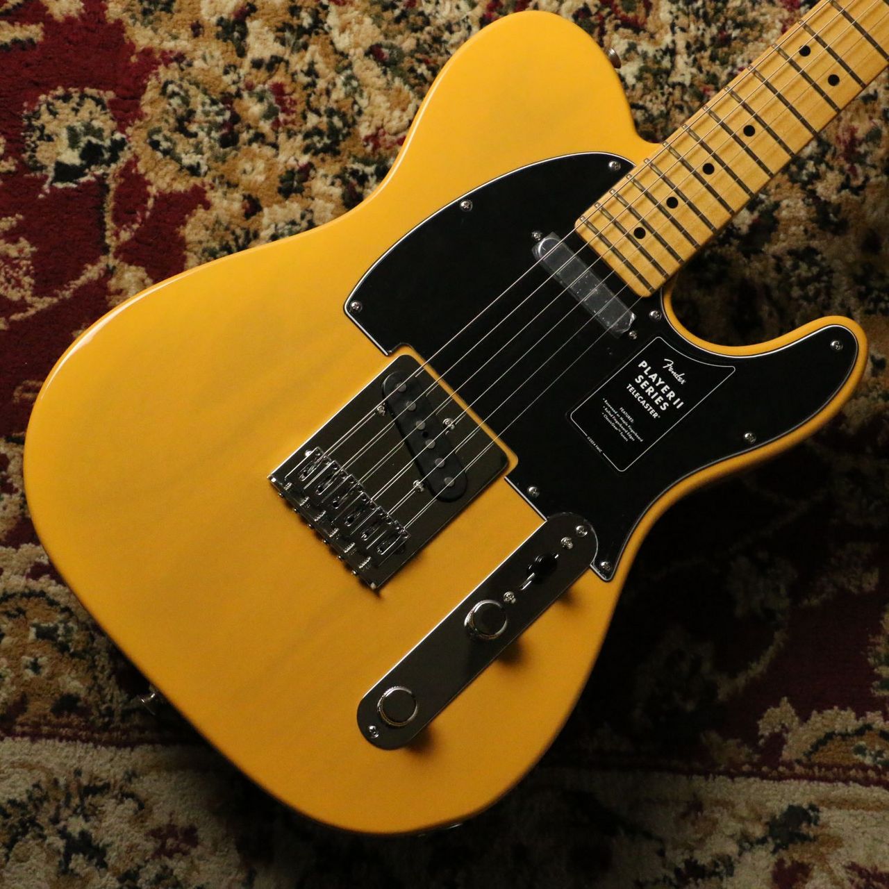 フェンダー　テレキャスター　Playerシリーズ　バタースコッチ Fender Player II Telecaster butterscotch Blonde 軽量エレキギター