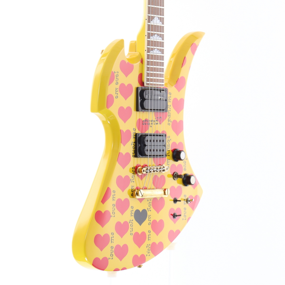 FERNANDES MG-145S Heart Yellow / HIDE MODEL Heart Yellow 【心斎橋