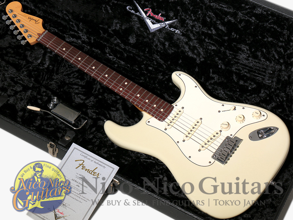 【希少】フェンダーカスタムショップ　ジェフベックシグネチャーモデル Fender Custom Shop Jeff Beck Signature Stratocaster Olympic