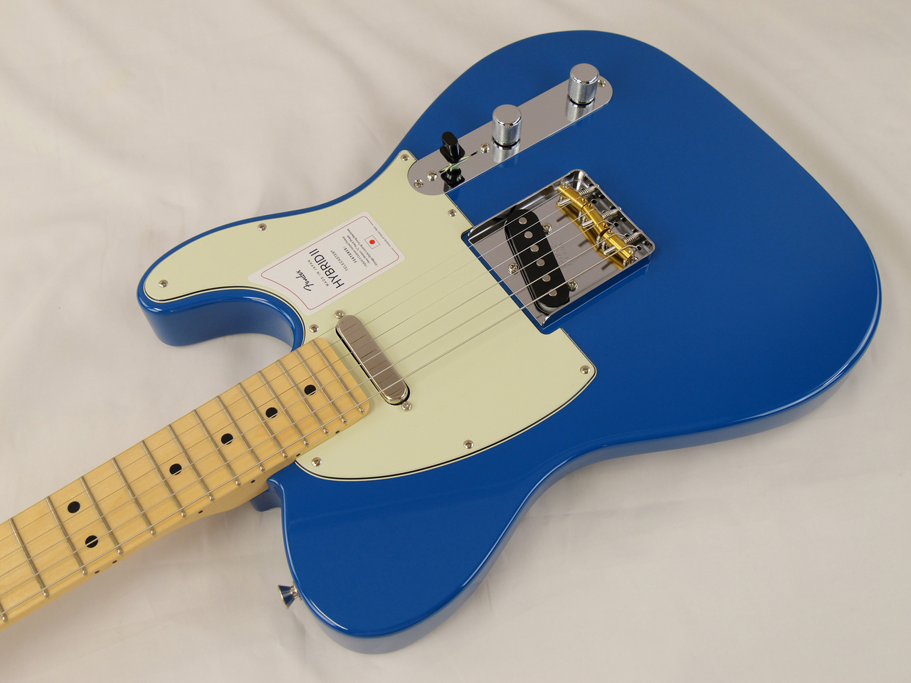 Fender Japan Telecaster 青 ギターケース付き Fender Made in Japan Hybrid II Telecaster (Forest Blue