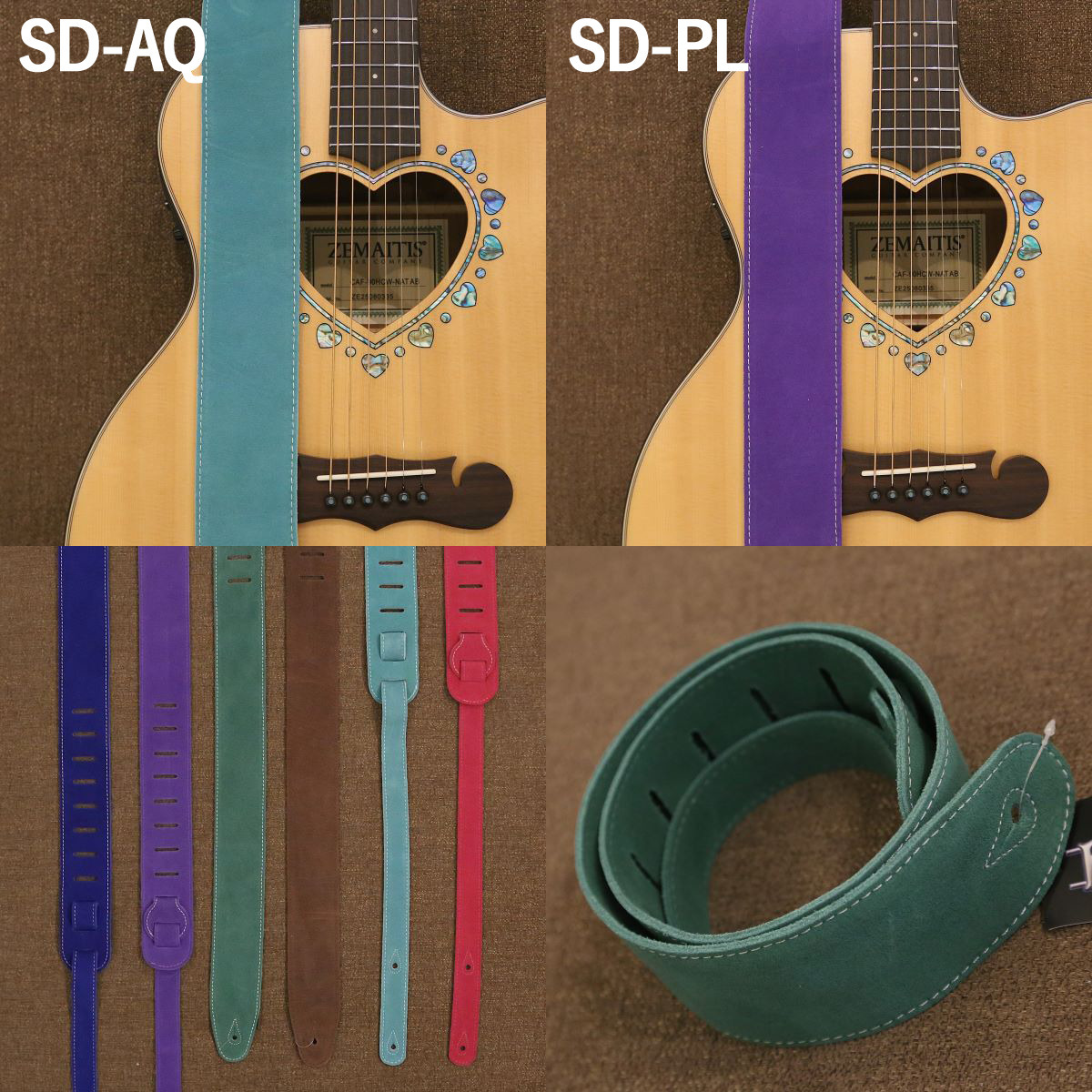 Zemaitis 【ストラッププレゼント】CAF-90H, Natural Abalone（新品