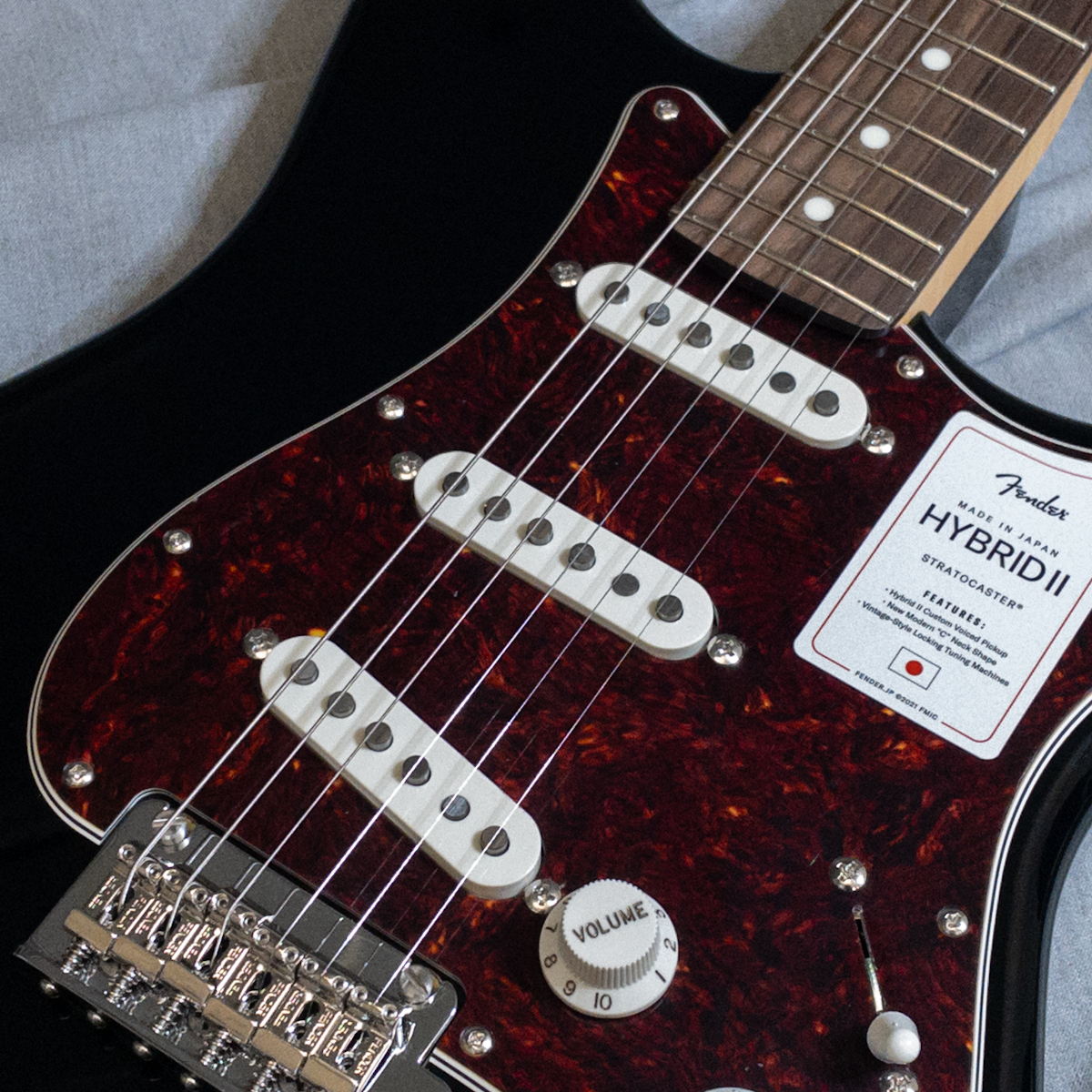 Fender Made in Japan Hybrid II Stratocaster RW BLK (Black)（新品