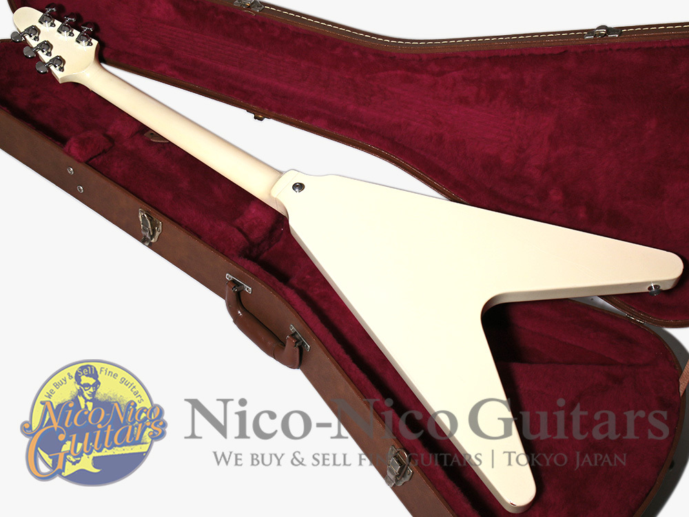 【ギブソンUSA】フライングV クラシックホワイト（ハードケース付） Gibson USA 2015 Flying V Japan Limited (Classic White)（中古
