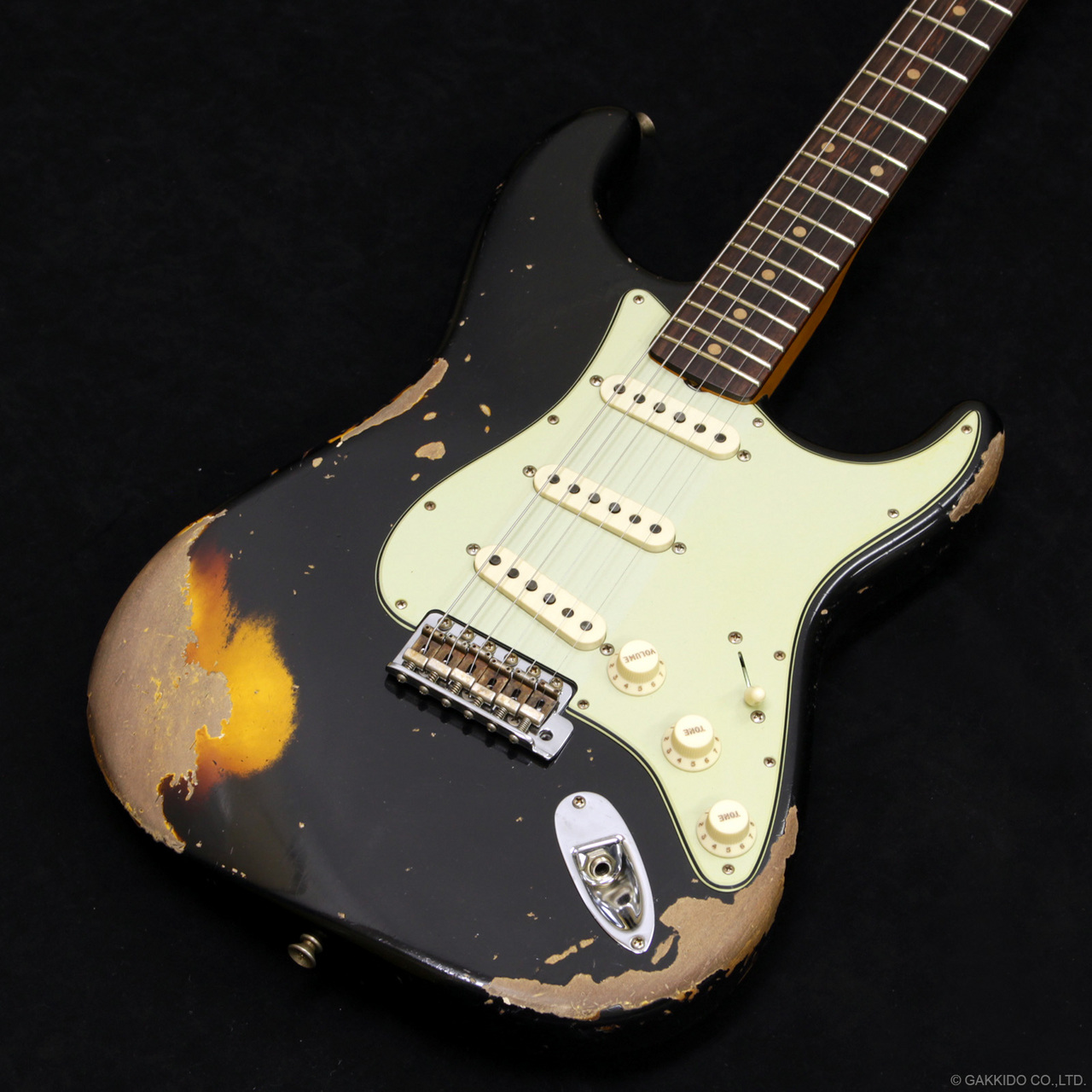 Fender Custom Shop 1960 Stratocaster Heavy Relic [Aged Black over 