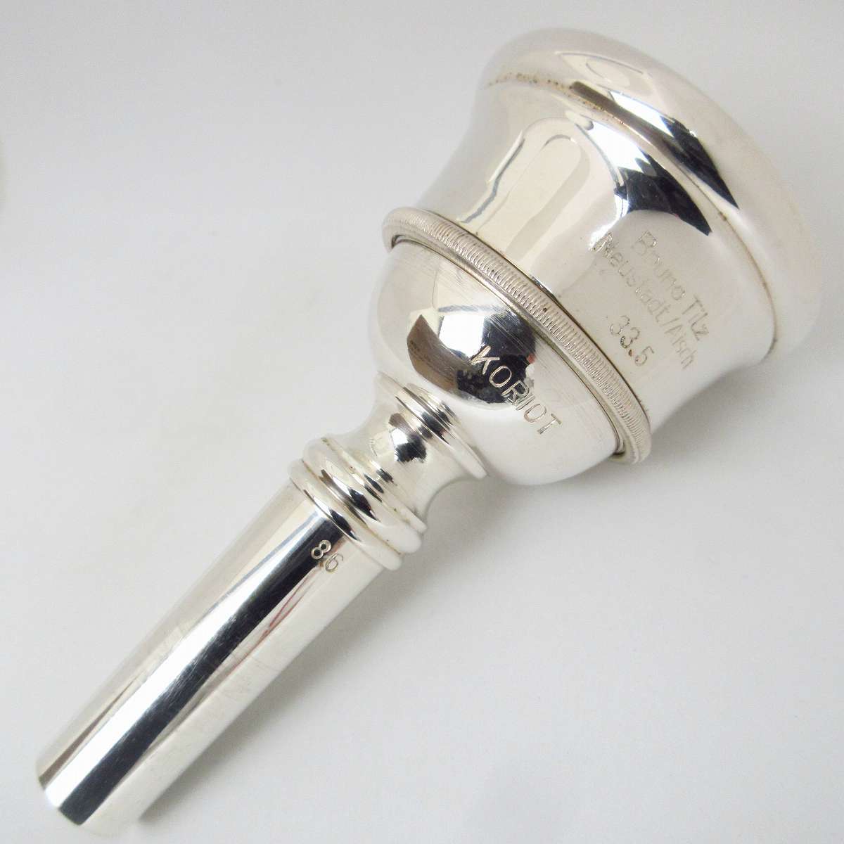 Bruno Tilz HS Model 56 MD Tb.Euphマウスピース BRUNO TILZ チューバ用マウスピース KORIOT 33.5 【横浜店】（中古