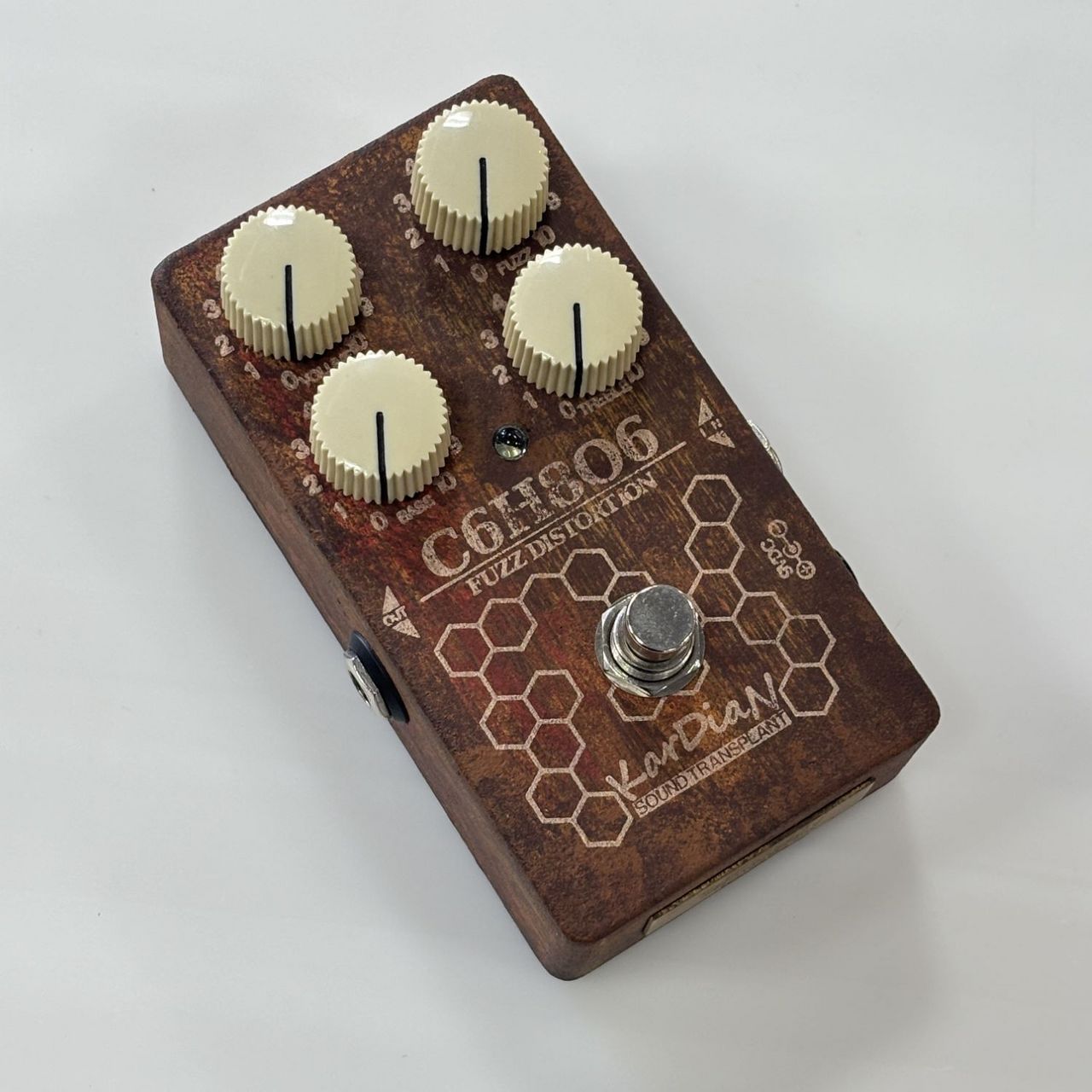 kardian C6H8O6 ファズディストーション エフェクター KarDiaN 【限定カラー】C6H8O6 コンパクトエフェクター ビタミンC