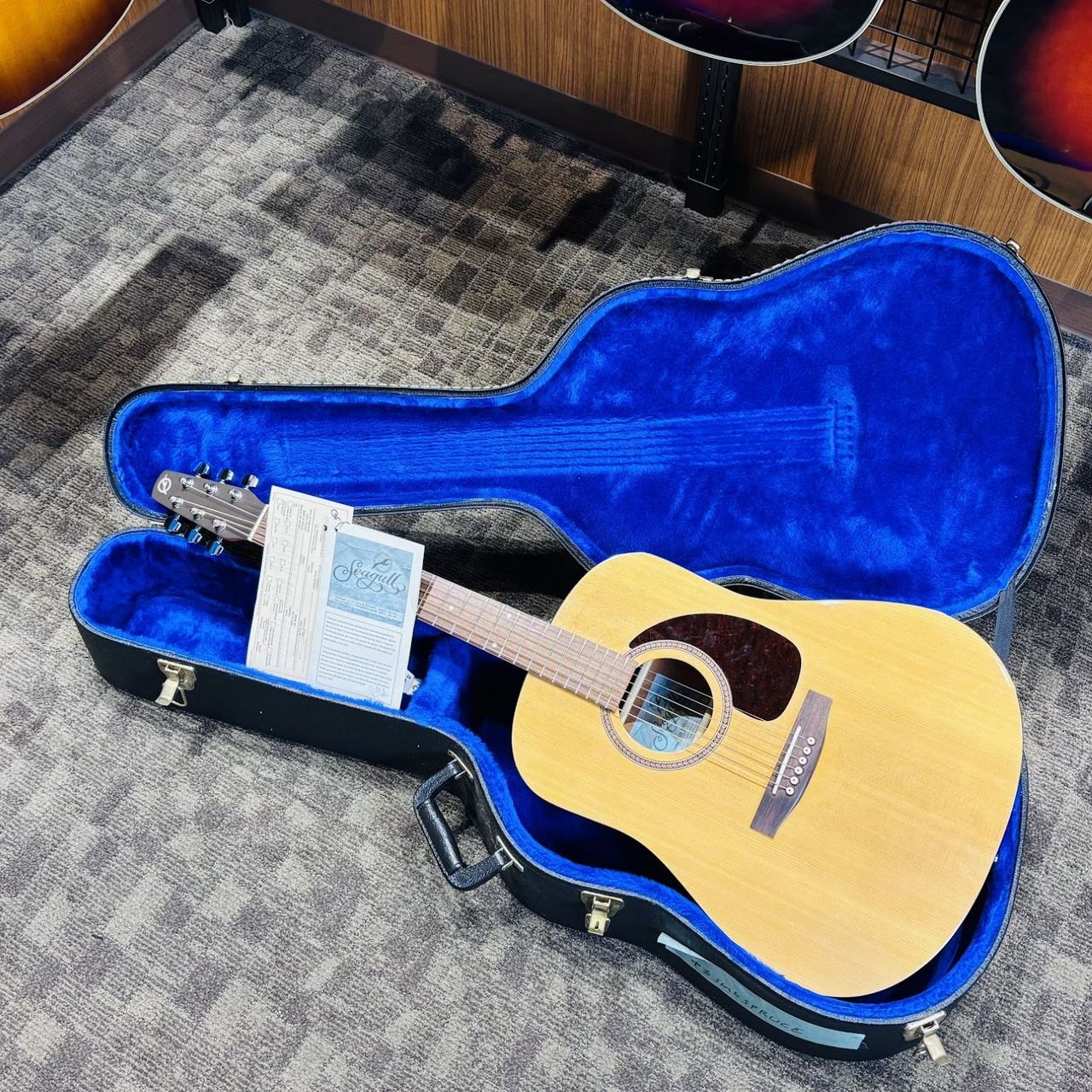 アコースティックギター シーガル seagull S6 SPRUCE ケース付き