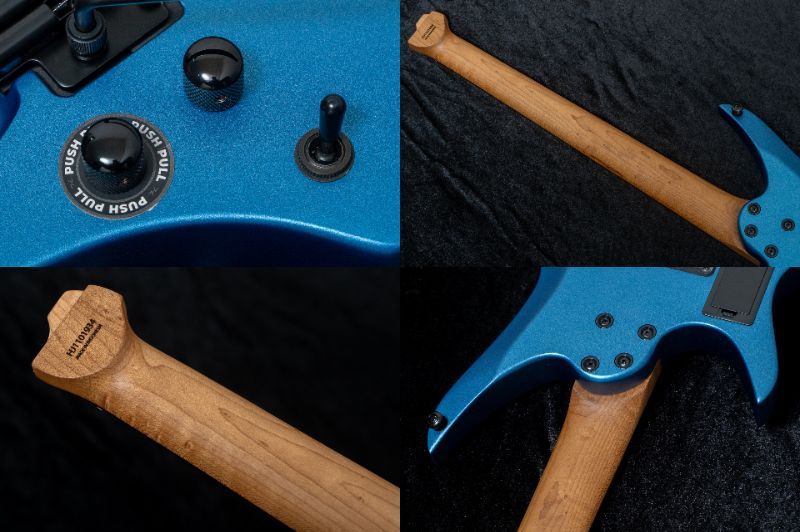 HEX Guitars N500 Metallic Electric Blue（新品/送料無料）【楽器検索