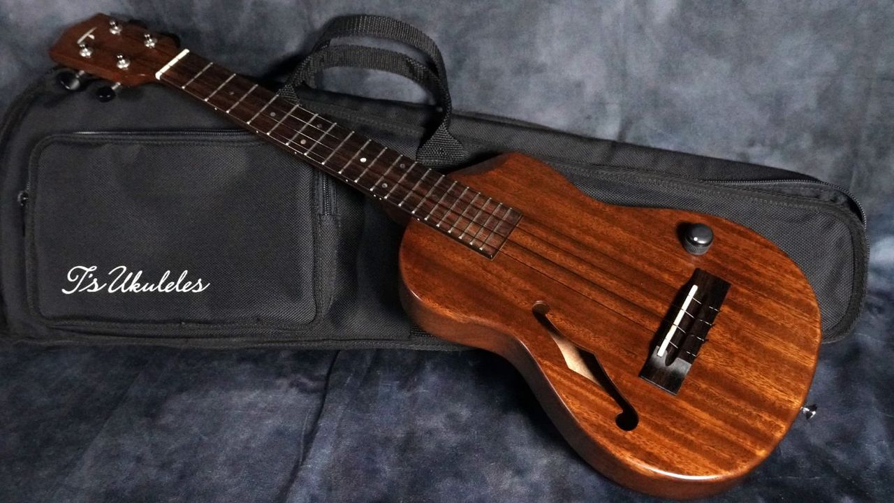 T's Ukuleles ECF-100 Concert 2017年製・エレキウクレレ・オール