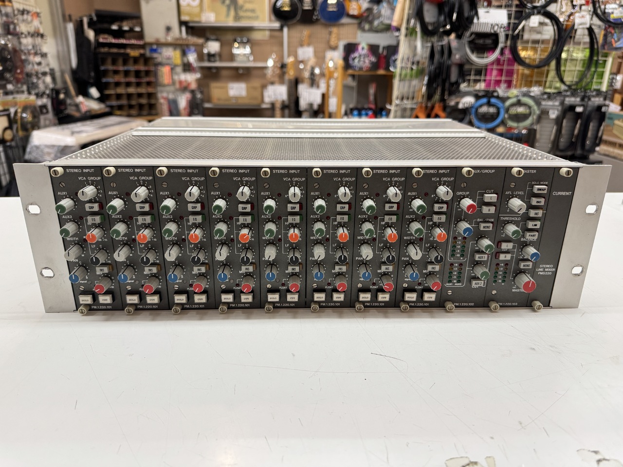 CURRENT PMS220 アナログミキサー CURRENT PMS220 8-Stereo Line Mixer（中古/送料無料）【楽器