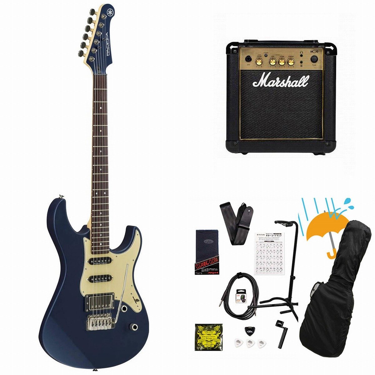 YAMAHA Pacifica 612 VIIX MSB(マットシルクブルー) エレキギター パシフィカ PAC612V2 Marshall  MG10アンプ付属エ（新品/送料無料）【楽器検索デジマート】