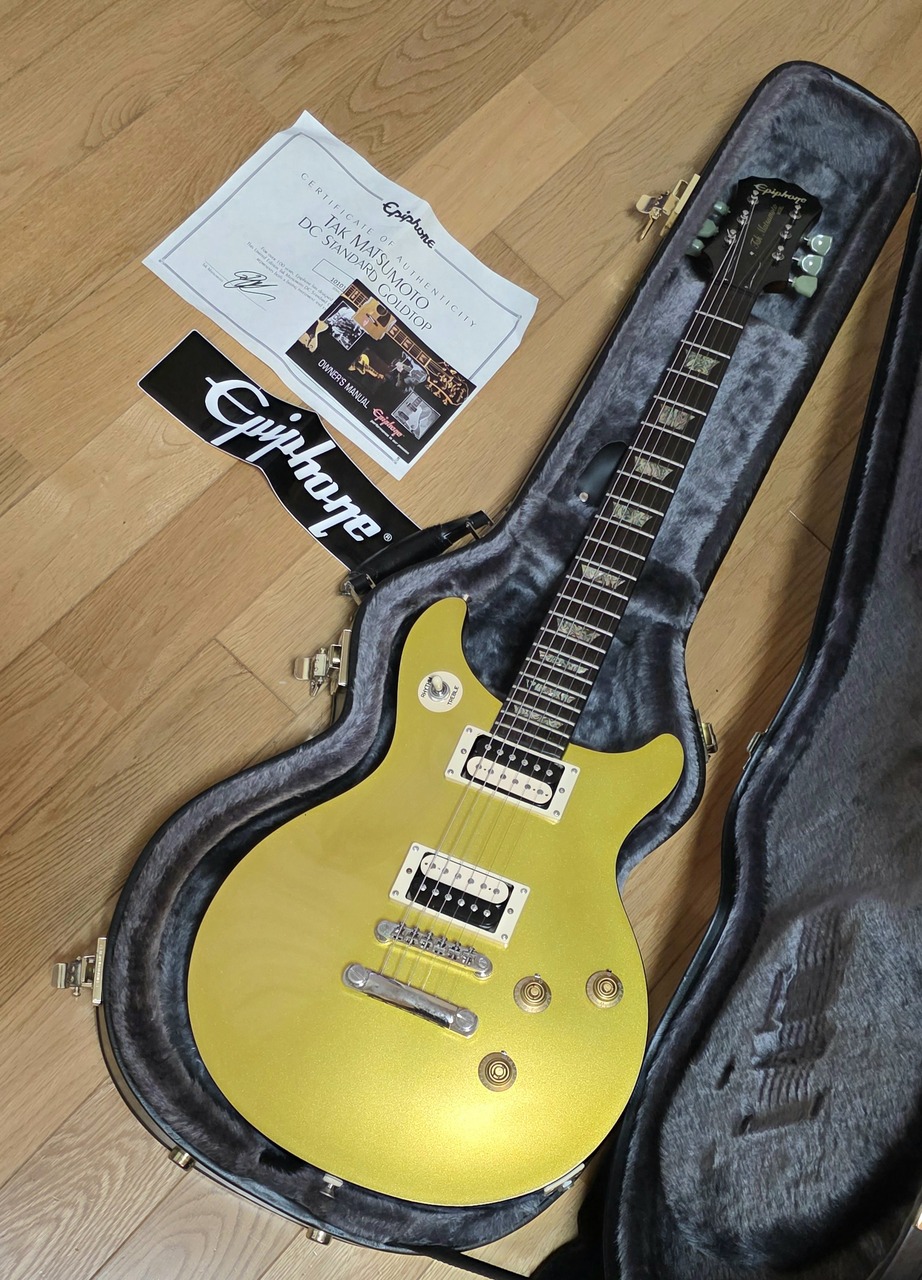 Epiphone TAK MATSUMOTO DC GOLD TOP（中古）【楽器検索デジマート】