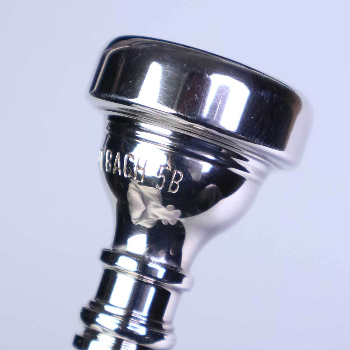 Bach コルネット5B SP 銀メッキ 5B コルネット マウスピース Bach コルネット5B SP 銀メッキ 5B コルネット マウスピース