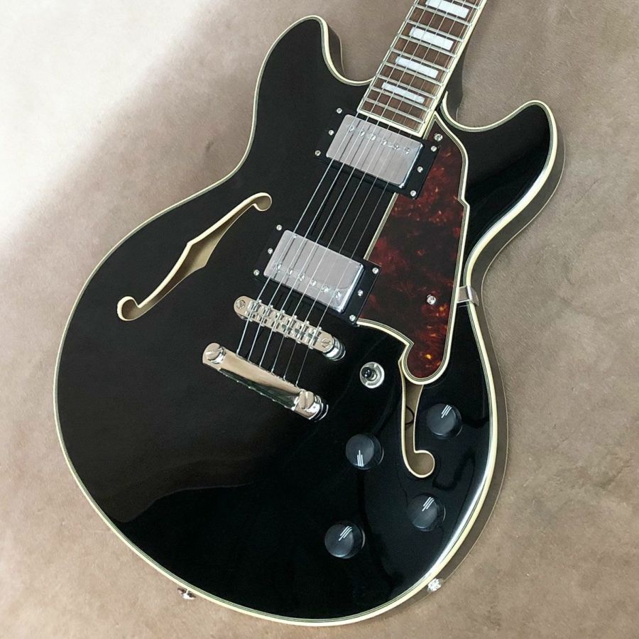 D'Angelico Premier Mini DC, Black（B級特価/送料無料）【楽器検索