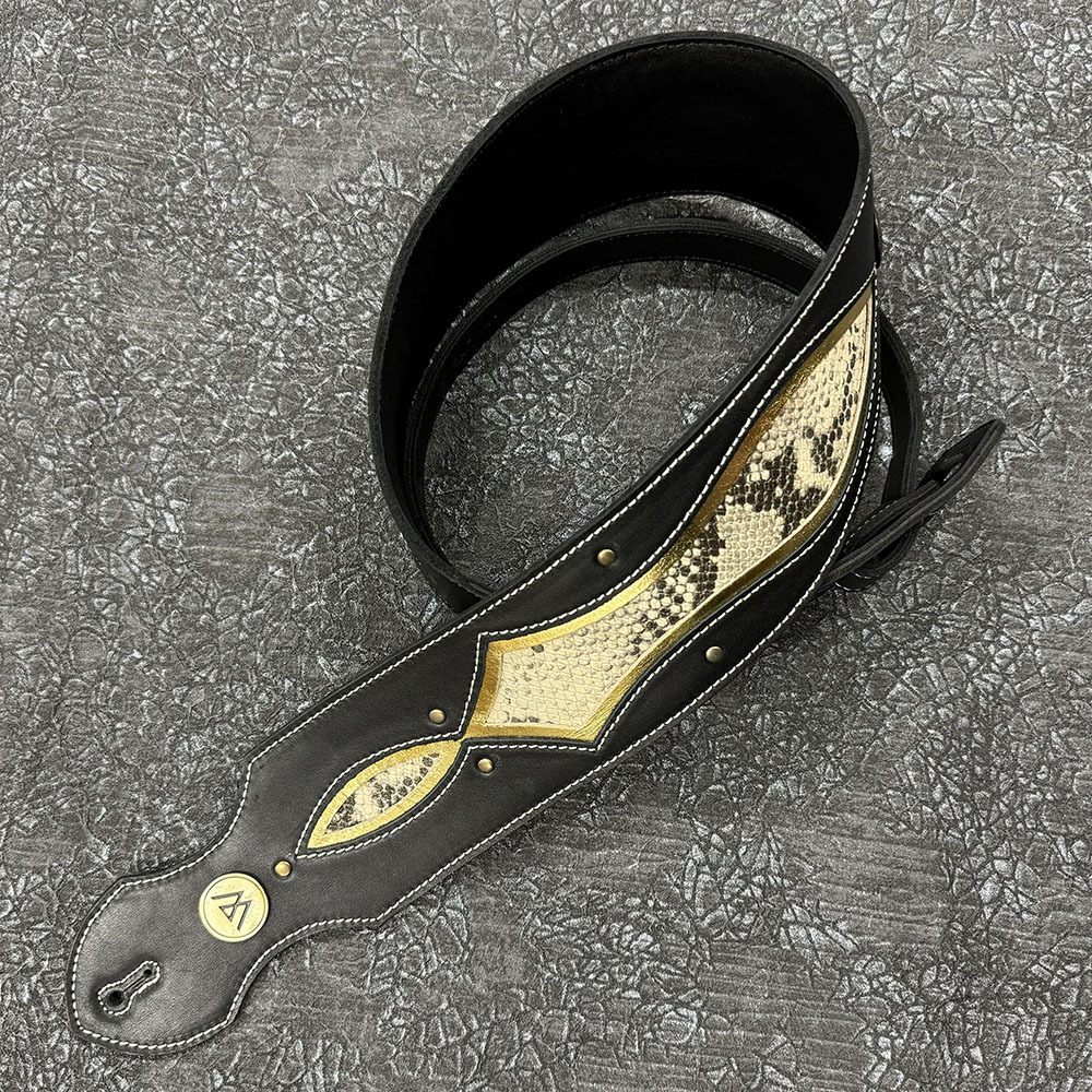 LAMANTA Infinity -Black Leather / White Snake & Gold Parts 