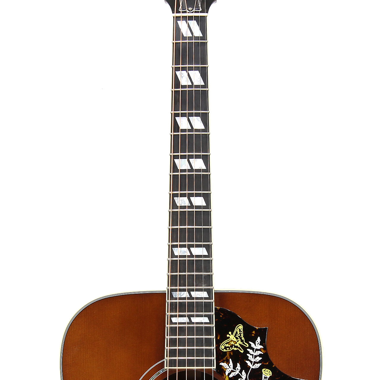 Gibson Custom Shop Hummingbird Koa Carpathian Spruce -Honey burst