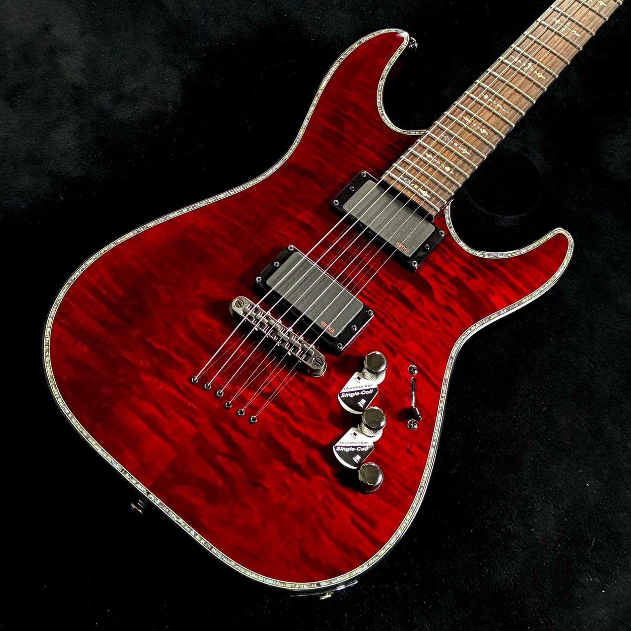 SCHECTER 【現物画像】AD-C1-HR Black Cherry HELLRAISER C-1 エレキ