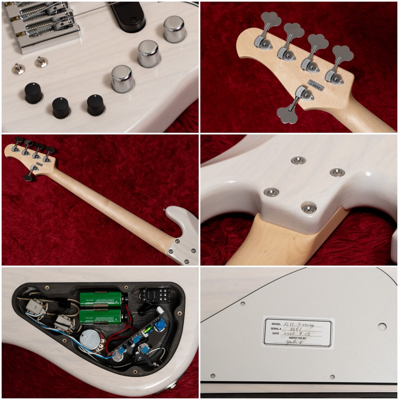 Xotic XJ-1T 5st White Blode Super Light Aged/Ash/R/MH 4.570kg