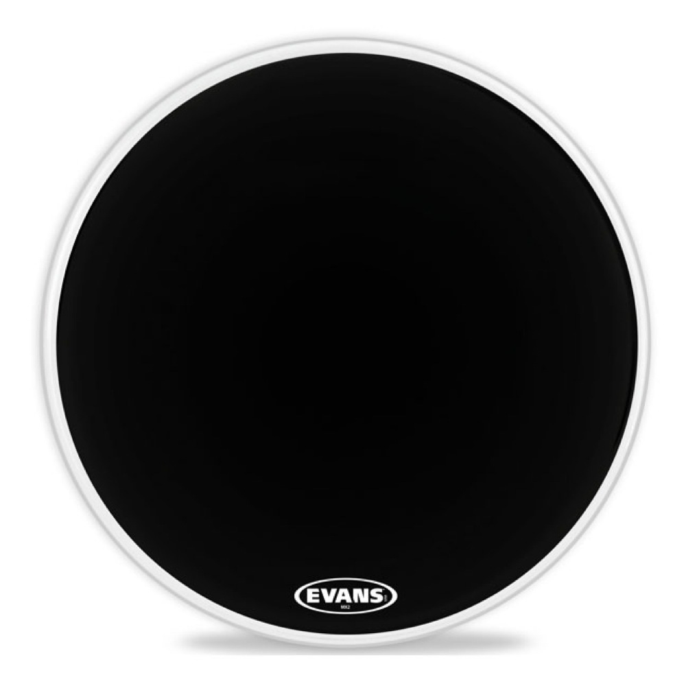 EVANS BD20MX2B 20" MX2 Black Marching Bass Head マーチングバスドラムヘッド