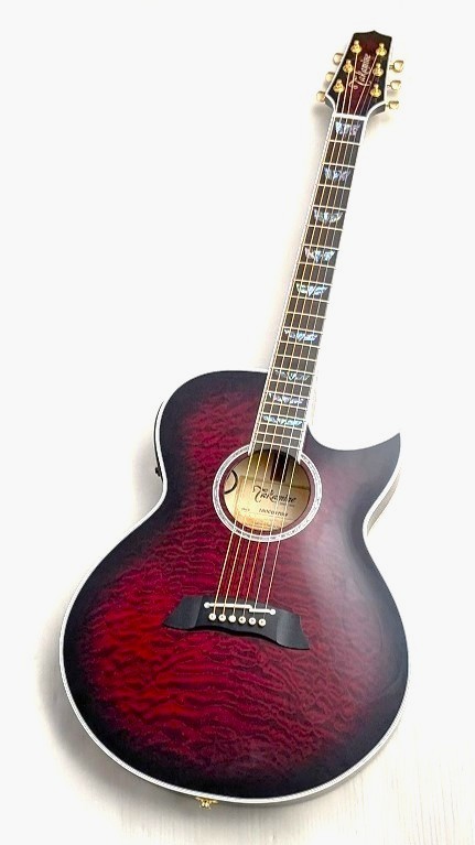 Takamine CUSTOM TSP178AC Quilt FL Crimson Red【限定1本】【渋谷