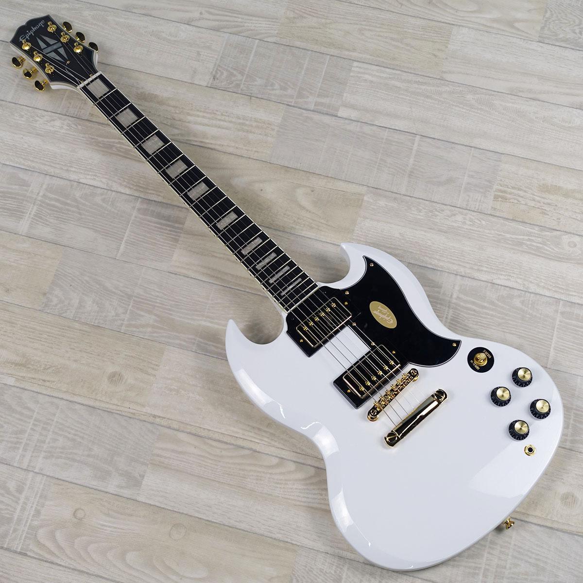 Epiphone SG アイボリー Epiphone / Inspired by Gibson SG Modern Figured Trans Black