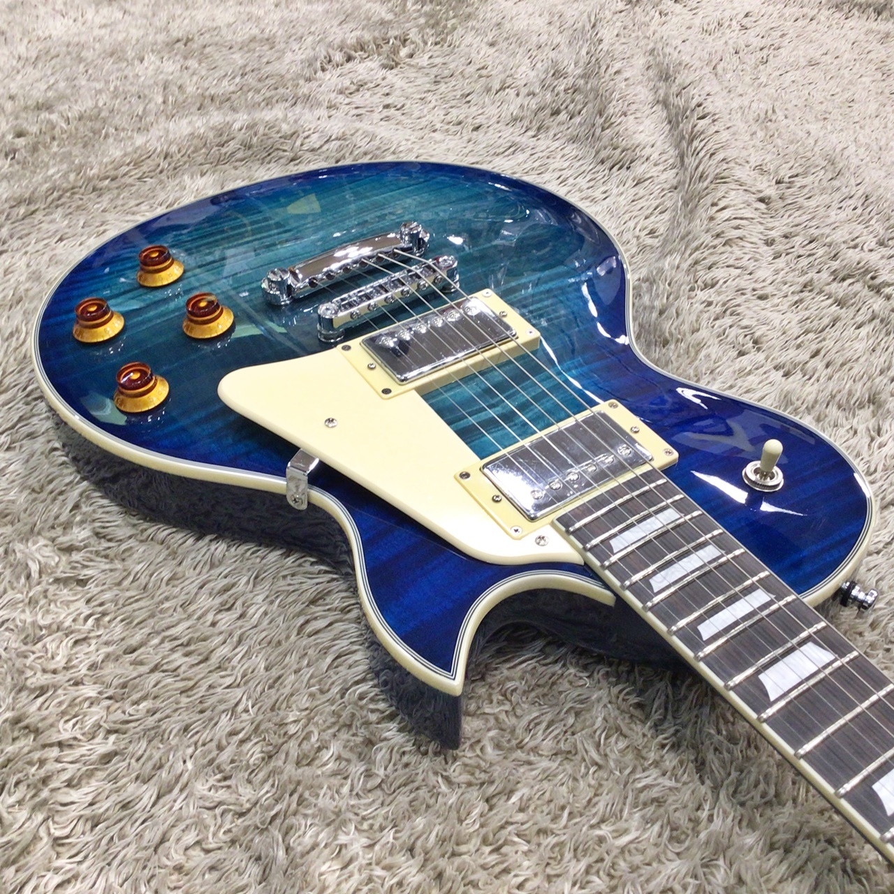 Sire L7 TBL レスポール ブルー 美品 Sire Larry Carlton L7 TBL エレキギター レスポールタイプ