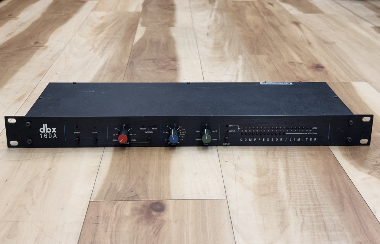ト*ス様 dbx 160A コンプレッサー/リミッター 定番コンプレッサー「dbx160a」を使ってみた感想 | スタジオ翁