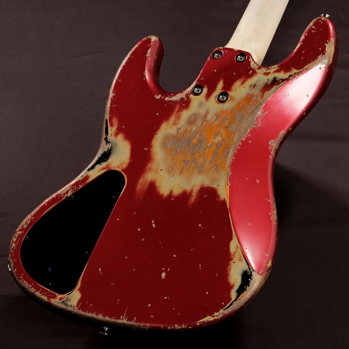 Xotic XJ-1T 4st Candy Apple Red over 3Tone Burst Heavy Aged