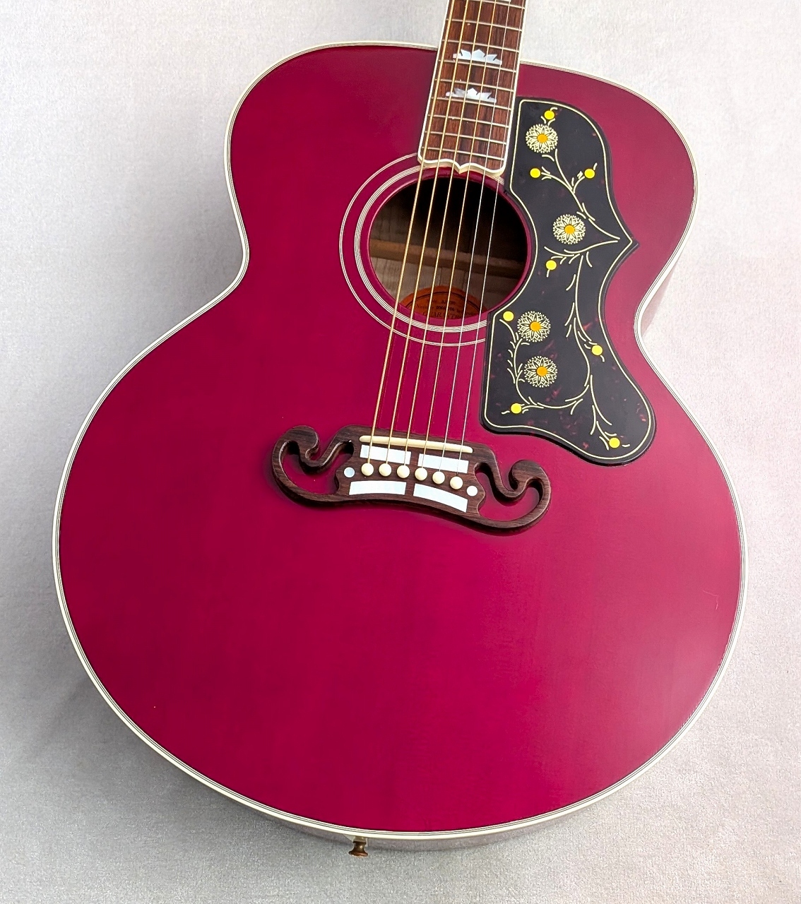 Syain アコースティックギター グラデーションレッド Headway ヘッドウェイ HF-SHIKIZAKURA24 SF,S/STD 桜モデル10