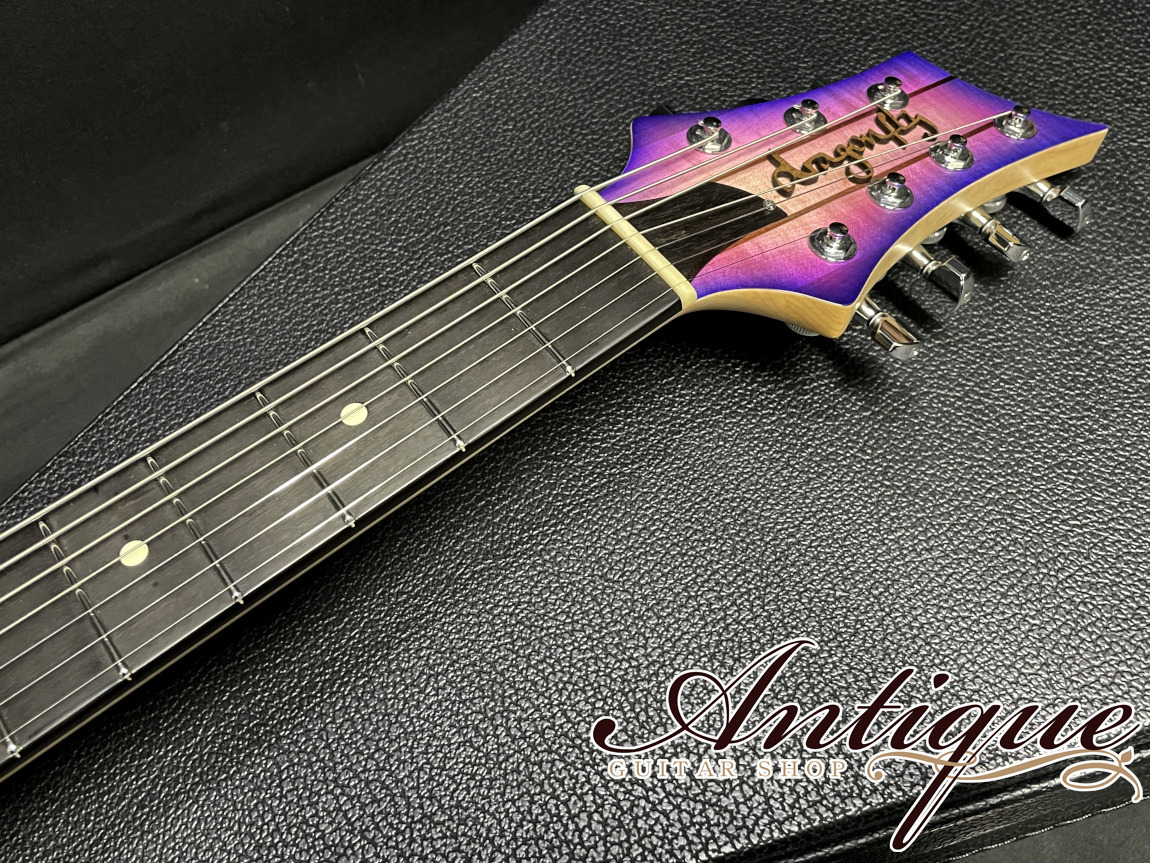 dragonfly×Shimamura Collaboration Special Custom FV Seven 2022 Trans Purple  Burst /Figured Maple & Mahogany 3.28kg EX++ 