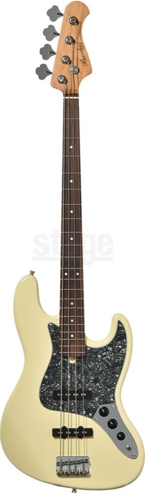 Bacchus BJB-1R white ローズウッド指板　弾きやすい　美品 Bacchus BJB-1R white ローズウッド指板 弾きやすい 美品 【公式通販】