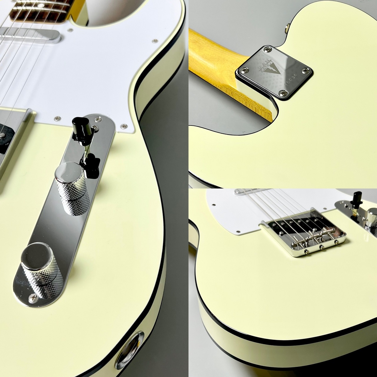 Vanzandt TLV-R2 Alder/Rosewood -Olympic White- / Black Binding