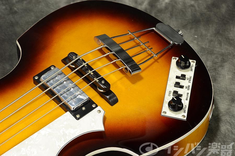 Hofner Ignition Bass Left-Hand Sunburst SB ヘフナー バイオリン