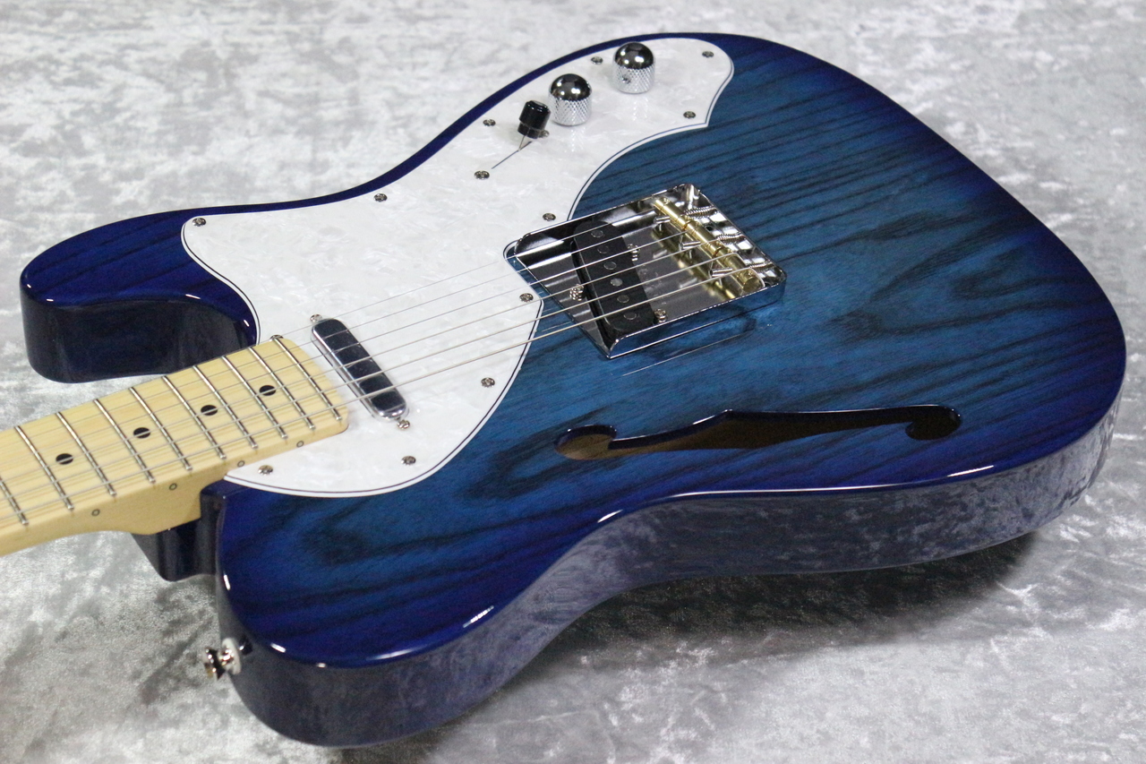 【美品】Fujigen NTE100MAHT テレキャスターシンライン　最終値下 FUJIGEN(FGN) 【シンライン】NTE100MAHT See-Thru Blue Burst