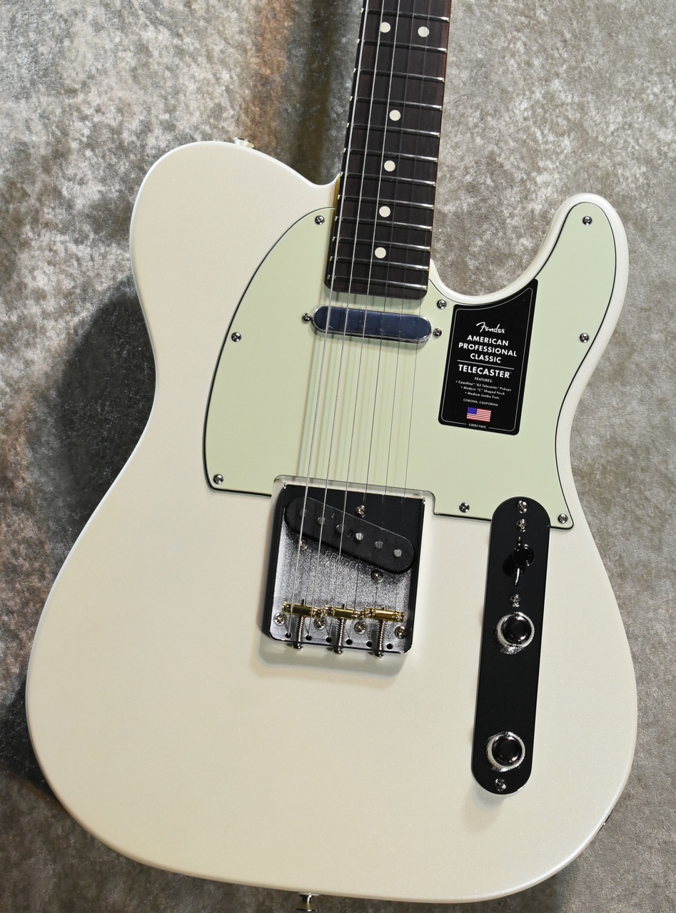 Fender LTD AMERICAN PROFESSIONAL CLASSIC TELECASTER Olympic Pearl